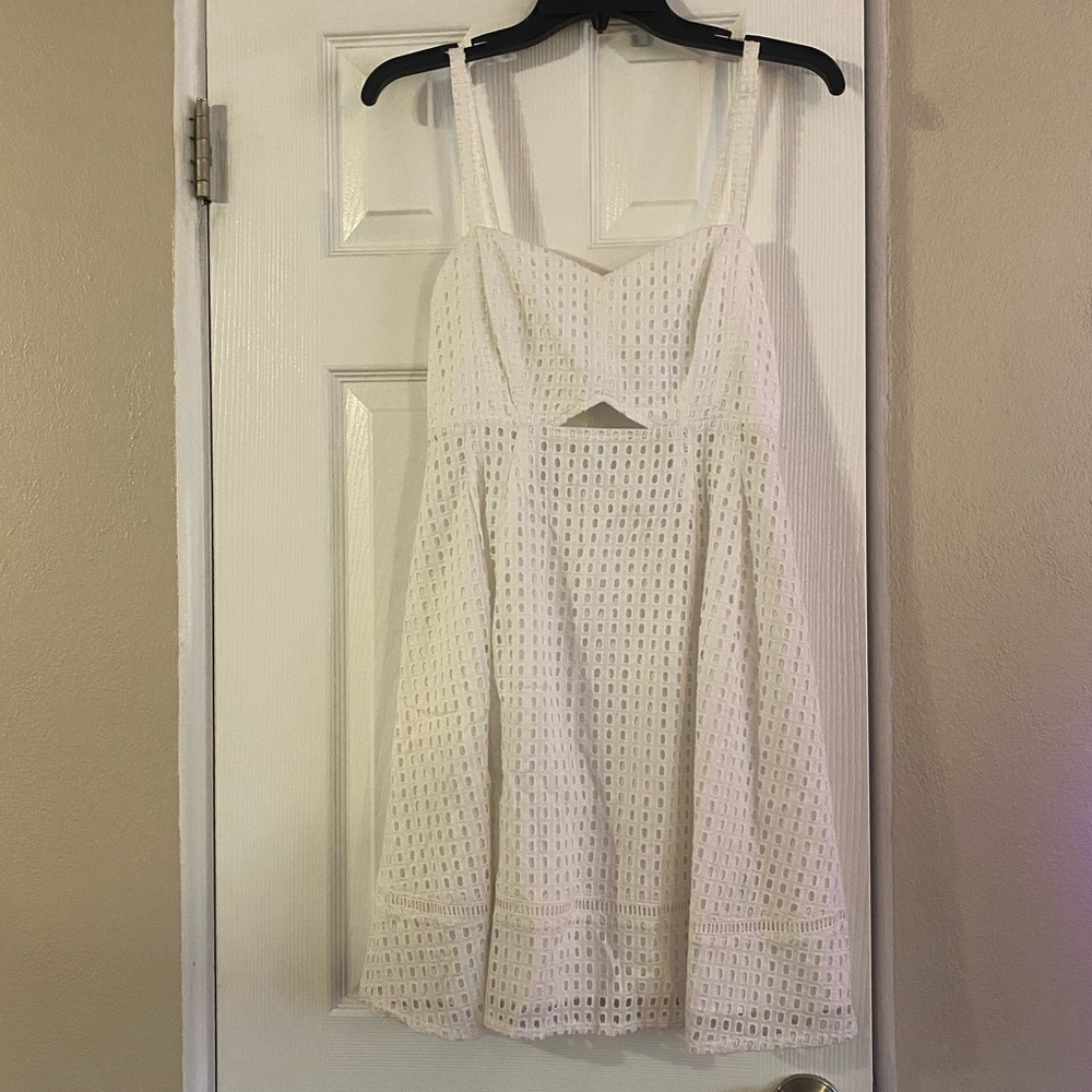 Jack by BB Dakota white eyelet dress - Picture 3 of 10